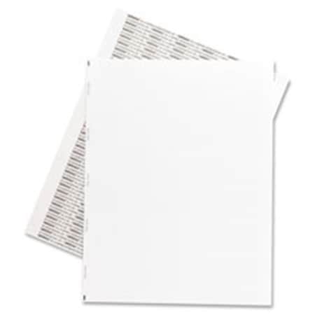 Easy-To-Organize Transcription Labels - White - 8.5 in. x 11 in. EA3186711
